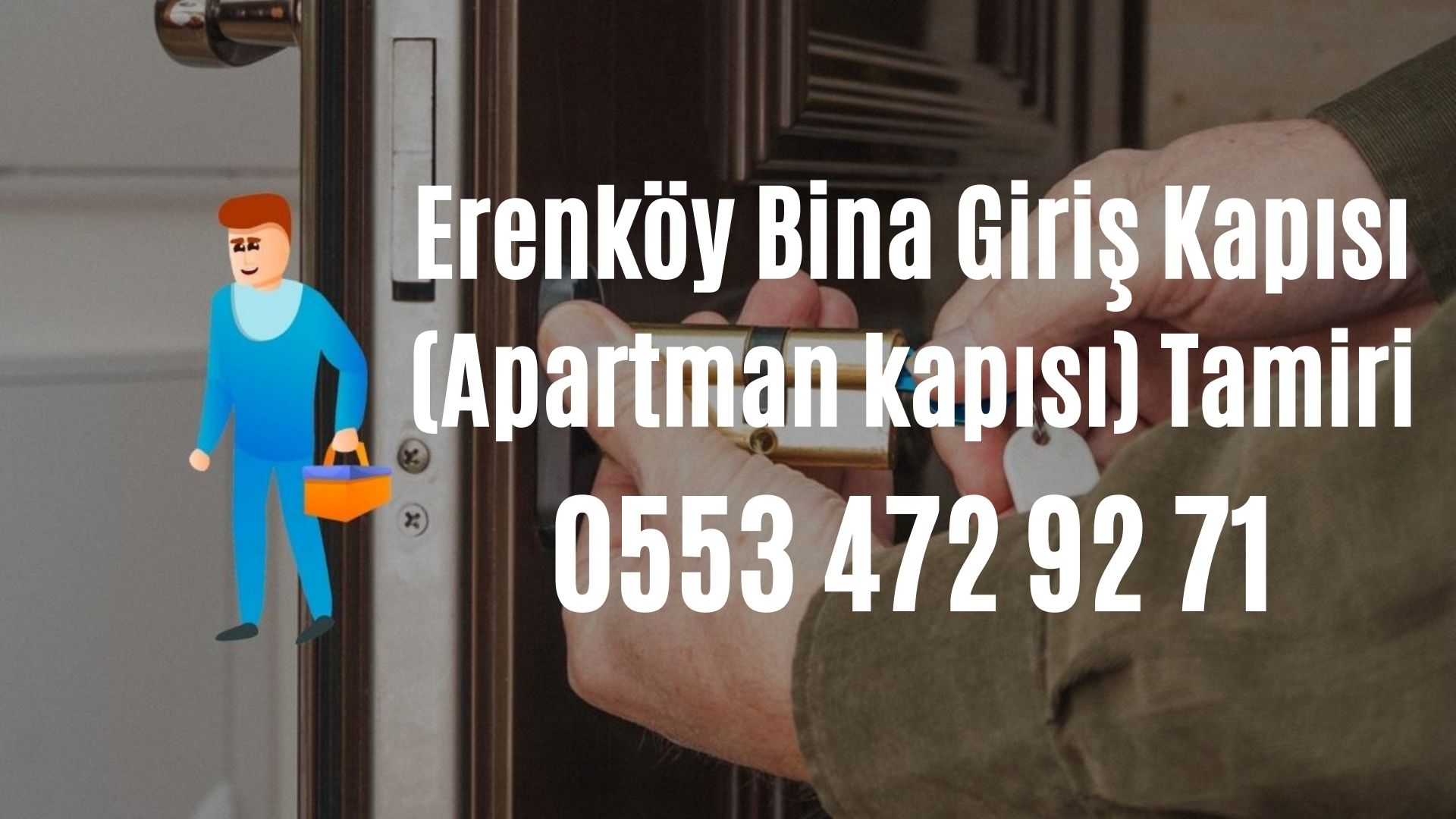 Erenköy Bina Giriş Kapısı (Apartman kapısı) Tamiri
