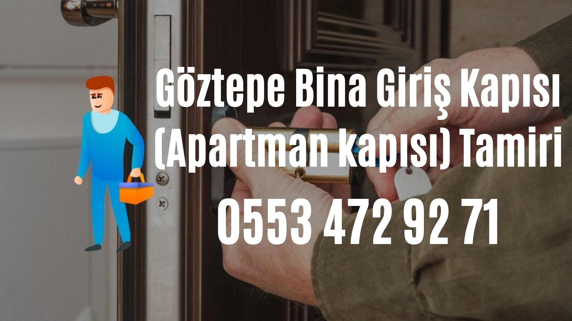 Göztepe Bina Giriş Kapısı (Apartman kapısı) Tamiri