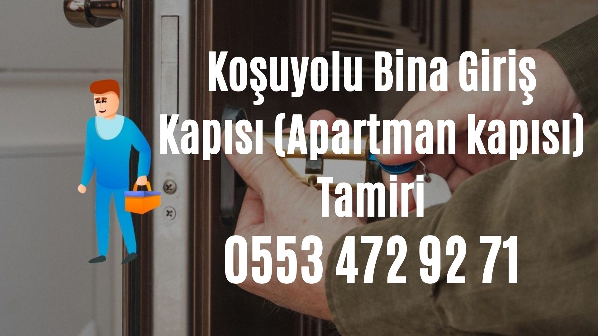 Koşuyolu Bina Giriş Kapısı (Apartman kapısı) Tamiri